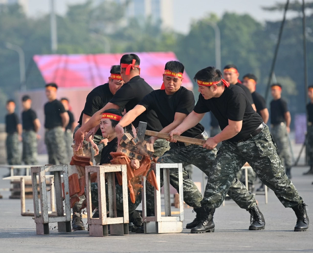 Lực lượng Công an nhân dân xuất quân bảo vệ Đại hội XIV của Đảng