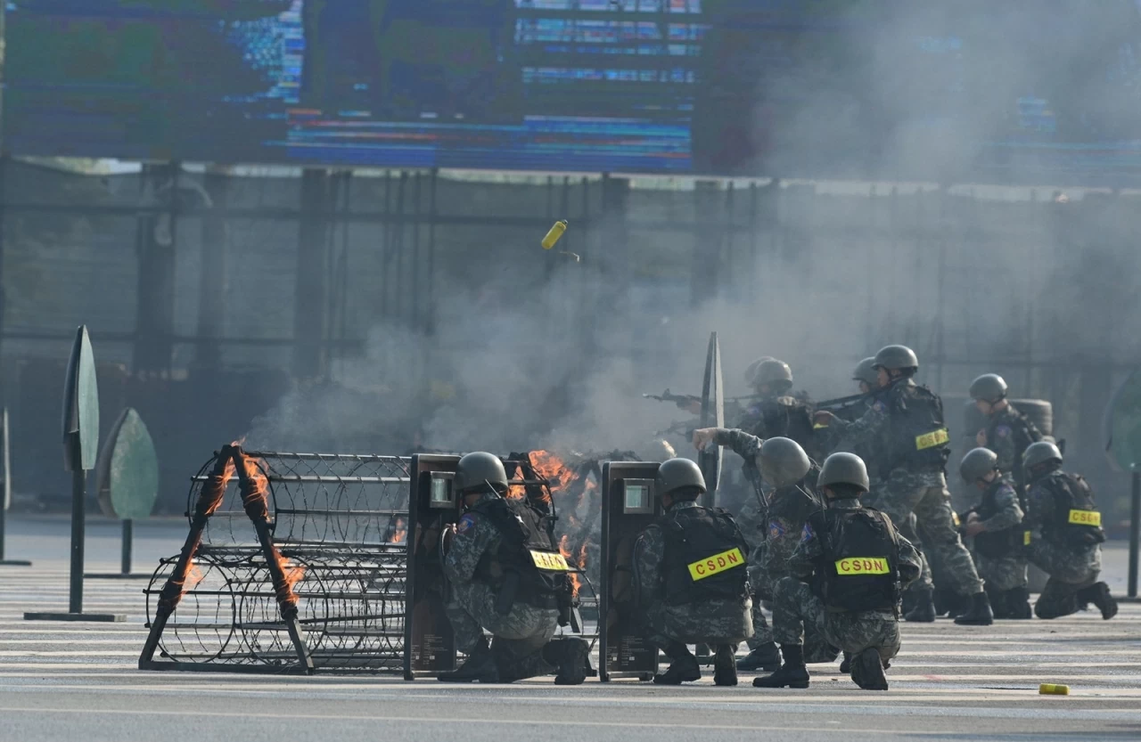 Lực lượng Công an nhân dân xuất quân bảo vệ Đại hội XIV của Đảng