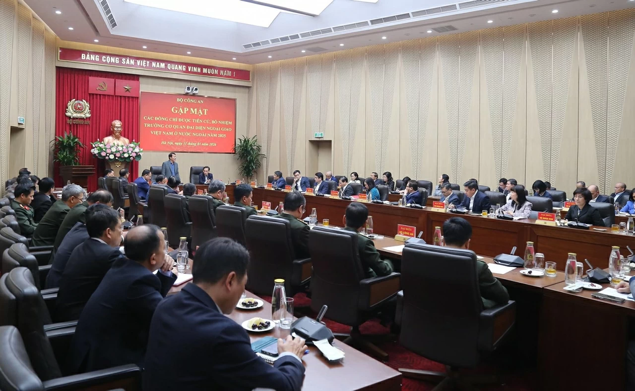 Bộ Công an gặp mặt các đồng chí được tiến cử, bổ nhiệm Trưởng Cơ quan đại diện ngoại giao Việt Nam ở nước ngoài