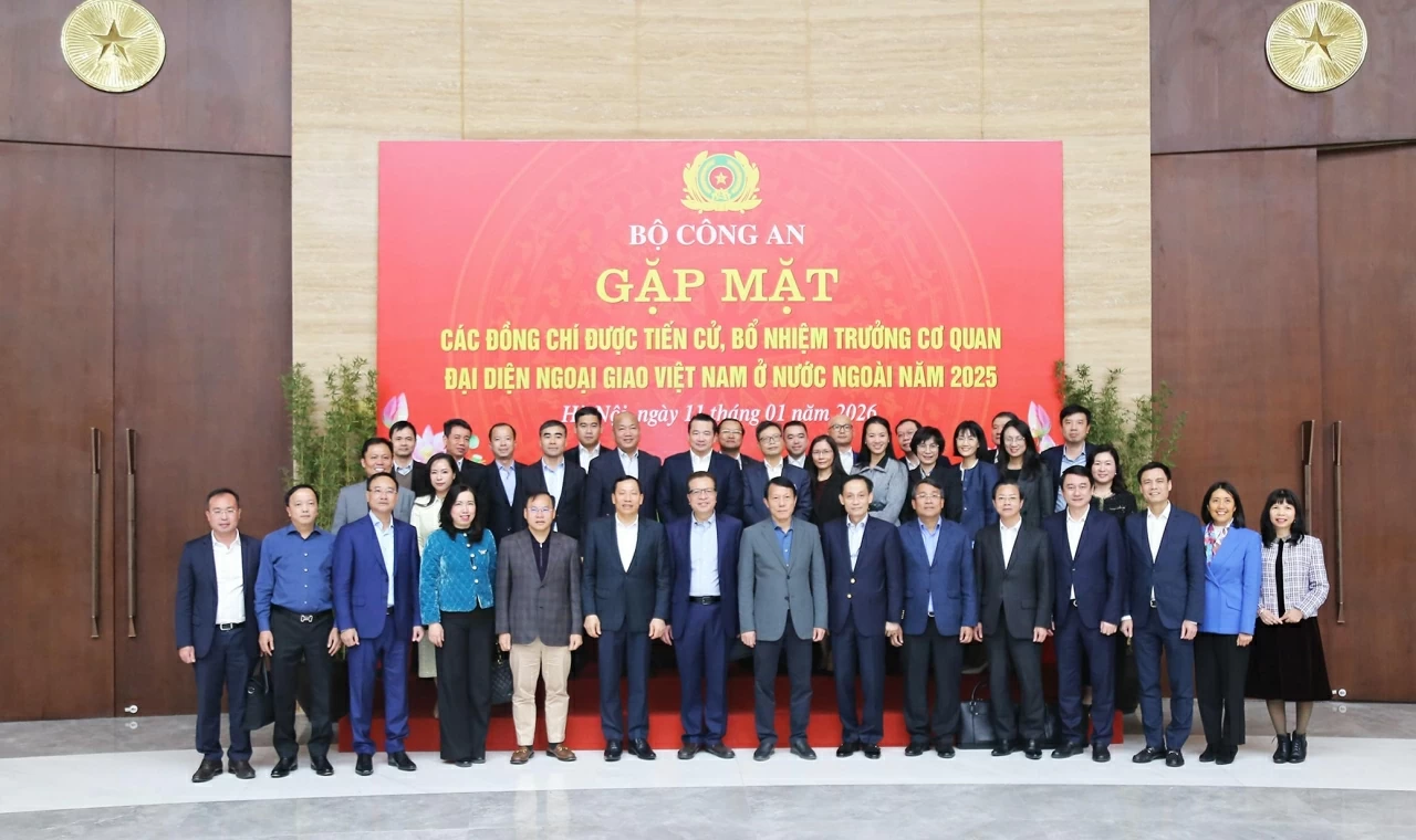 Bộ Công an gặp mặt các đồng chí được tiến cử, bổ nhiệm Trưởng Cơ quan đại diện ngoại giao Việt Nam ở nước ngoài