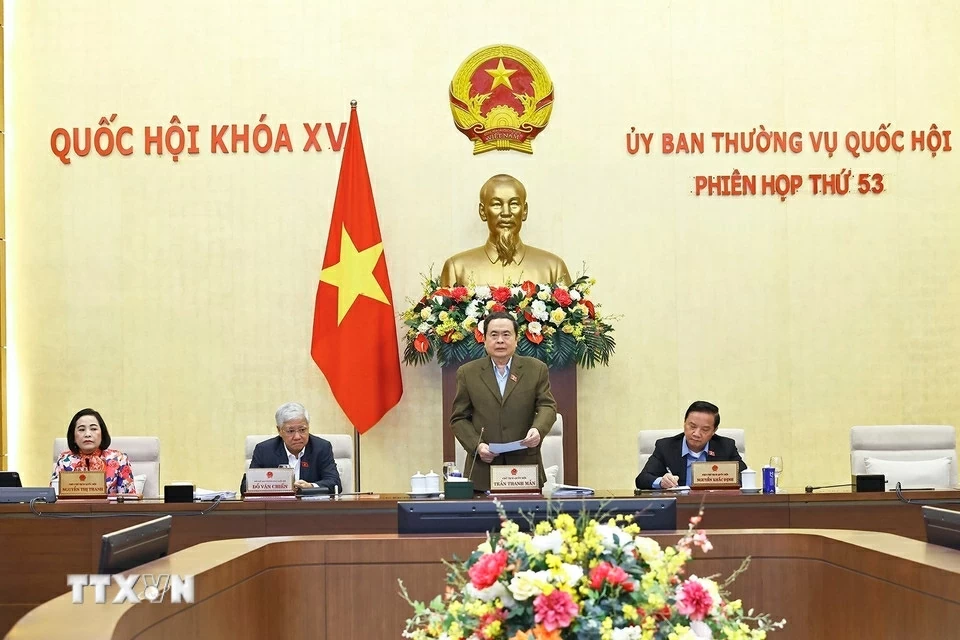 Phiên họp thứ 53 của Ủy ban Thường vụ Quốc hội: Xem xét, thông qua 2 nghị quyết