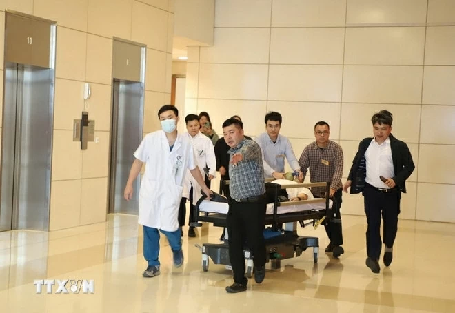 Diễn tập công tác y tế Đại hội đại biểu toàn quốc lần thứ XIV của Đảng Diễn tập công tác y tế Đại hội đại biểu toàn quốc lần thứ XIV của Đảng