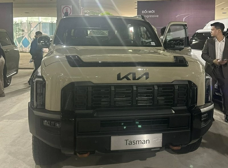 Hình ảnh Kia Tasman xuất hiện tại Việt Nam mới đây.