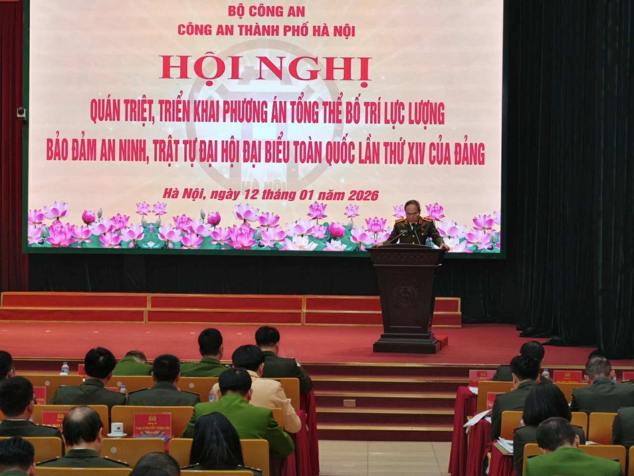 Công an TP. Hà Nội bảo đảm tuyệt đối an toàn Đại hội XIV của Đảng
