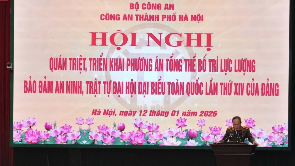 Công an TP. Hà Nội bảo đảm tuyệt đối an toàn Đại hội XIV của Đảng