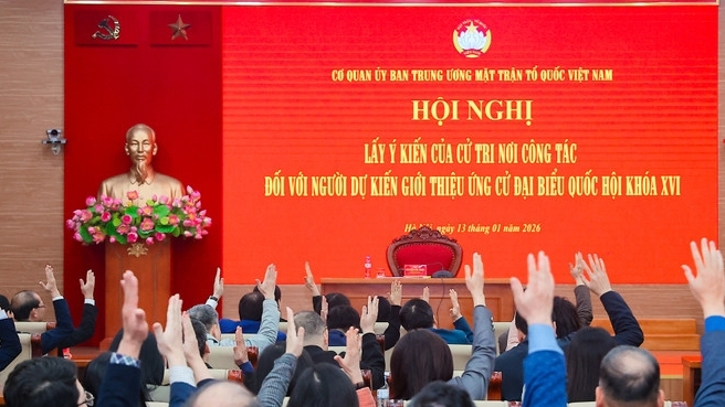 Mặt trận Tổ quốc Việt Nam nhất trí biểu quyết giới thiệu nhân sự tham gia ứng cử đại biểu Quốc hội khóa XVI