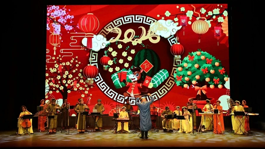 Đặc sắc giao lưu nghệ thuật quốc tế Chào năm mới 2026 chào mừng Đại hội XIV của Đảng