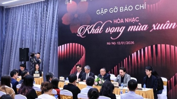 Hòa nhạc 'Khát vọng mùa Xuân' chào mừng Đại hội đại biểu toàn quốc lần thứ XIV của Đảng