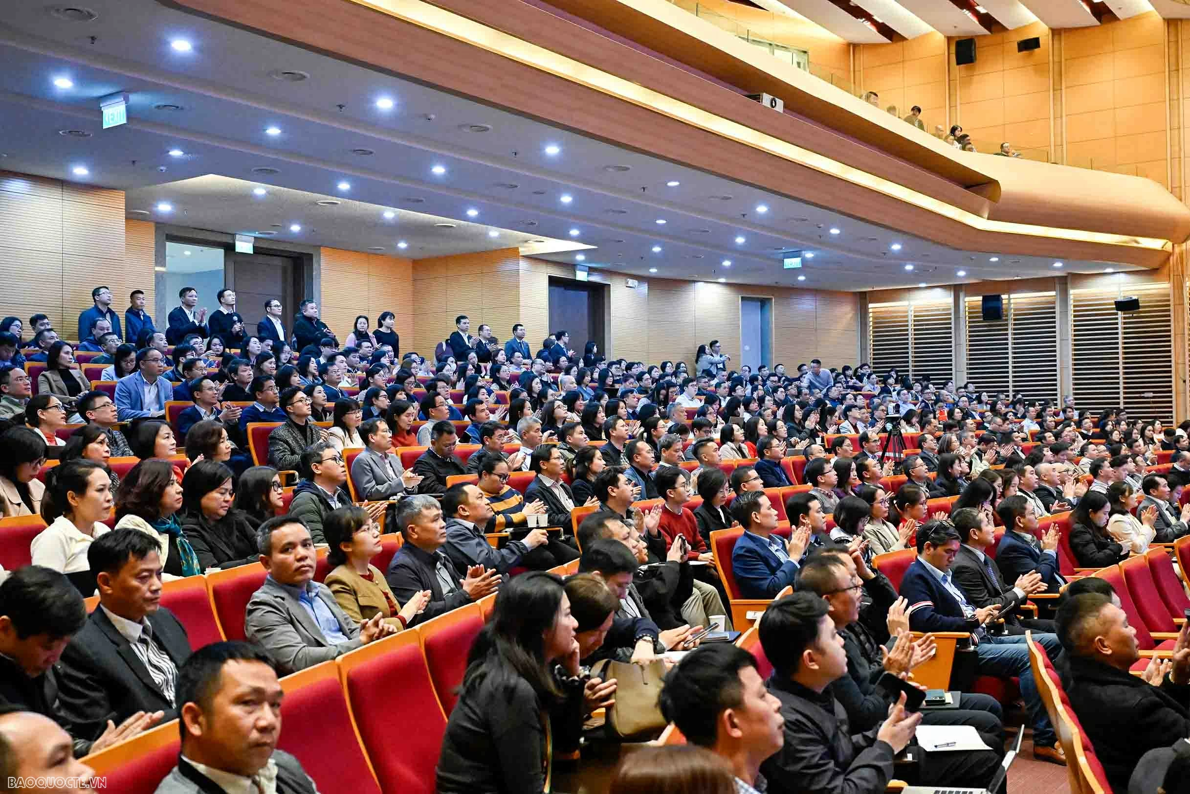 Chiều ngày 13/1/2026, Bộ Ngoại giao đã tổ chức Hội nghị giới thiệu khung kiến trúc số của Bộ Ngoại giao. (Ảnh: Nguyễn Hồng)