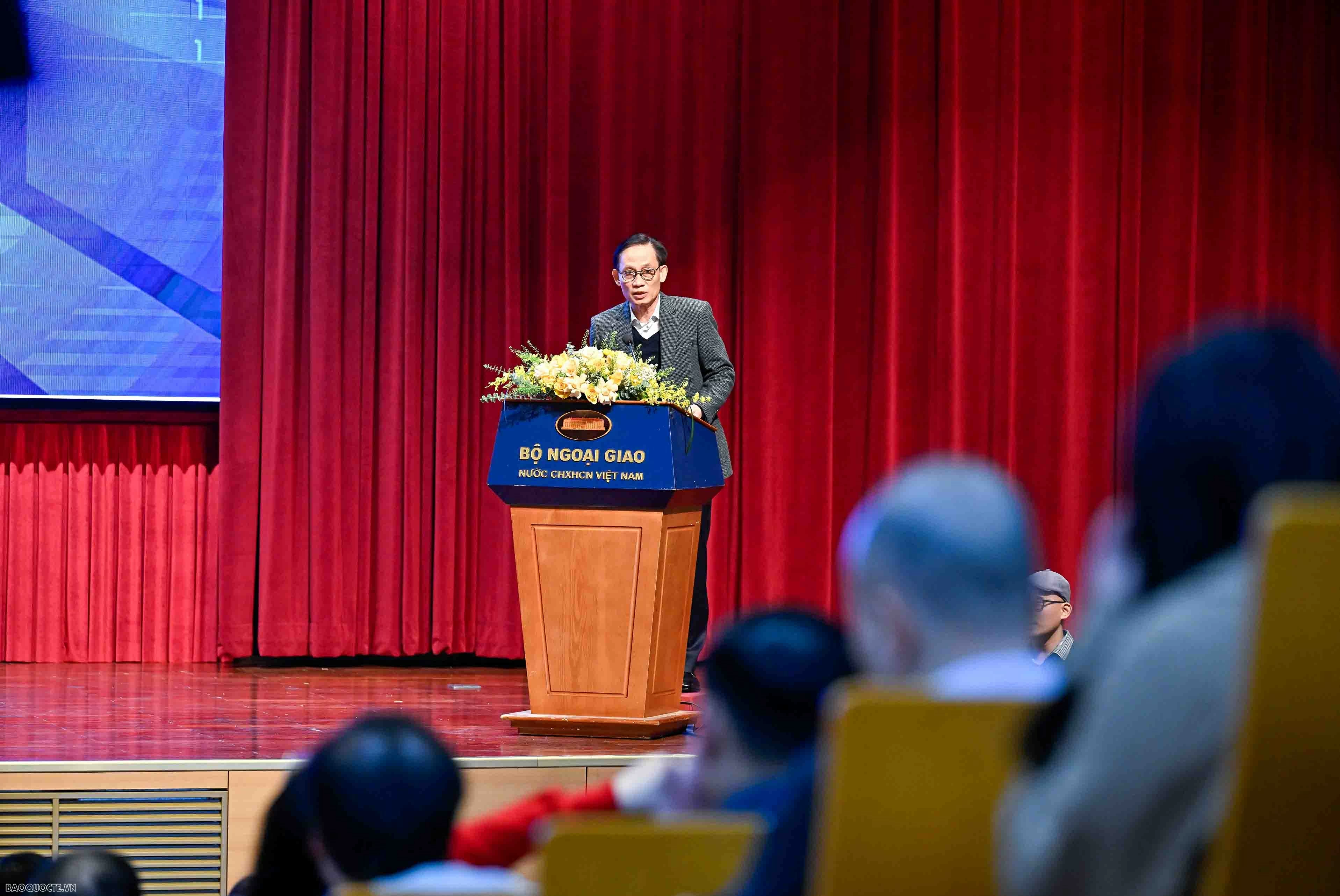 Chiều ngày 13/1/2026, Bộ Ngoại giao đã tổ chức Hội nghị giới thiệu khung kiến trúc số của Bộ Ngoại giao. (Ảnh: Nguyễn Hồng)