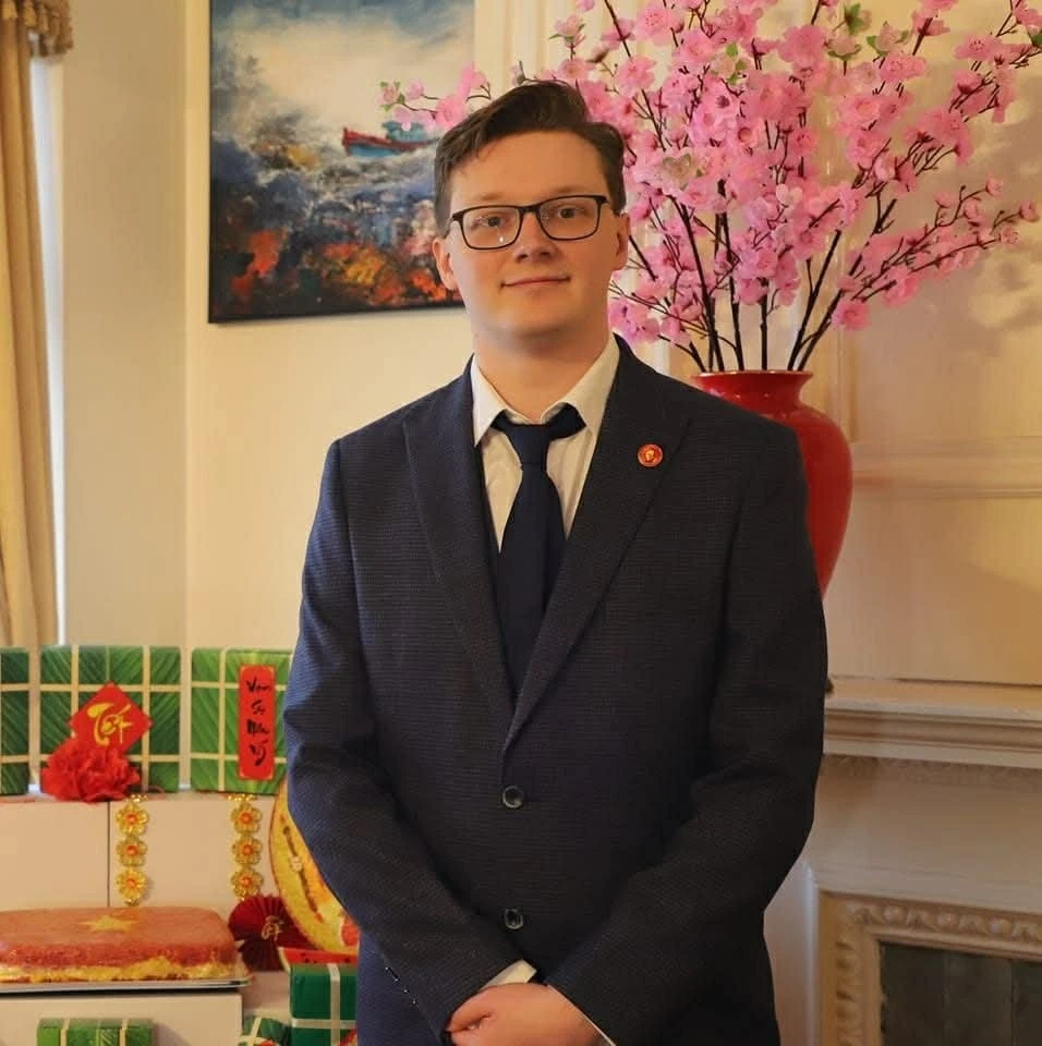 Kyril Whittaker, Đảng viên Đảng Cộng sản Anh. (Nguồn TGCC) Kyril Whittaker, Đảng viên Đảng Cộng sản Anh. (Nguồn TGCC)