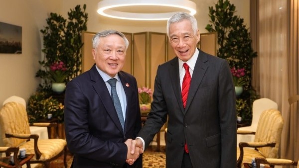 Permanent Deputy PM Nguyen Hoa Binh, Singaporean Senior Minister Lee Hsien Loong hold meeting to promote stronger partnership
