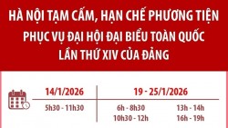 Hà Nội: Tạm cấm, hạn chế phương tiện trong các ngày 14/1 và 19-25/1