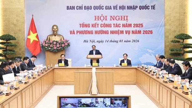 Hội nghị Ban Chỉ đạo quốc gia về hội nhập quốc tế tổng kết công tác năm 2025, triển khai nhiệm vụ năm 2026