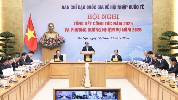 Hội nghị Ban Chỉ đạo quốc gia về hội nhập quốc tế tổng kết công tác năm 2025, triển khai nhiệm vụ năm 2026