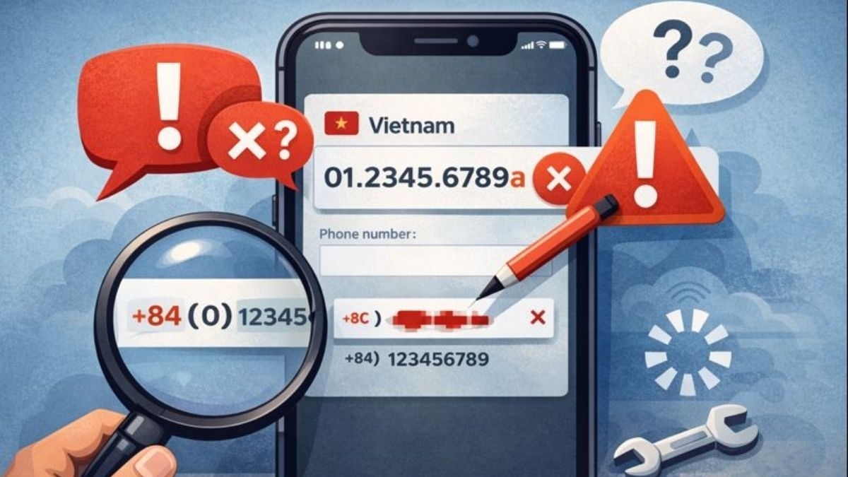 Cách sửa lỗi không thể xác minh số điện thoại trên iPhone đơn giản