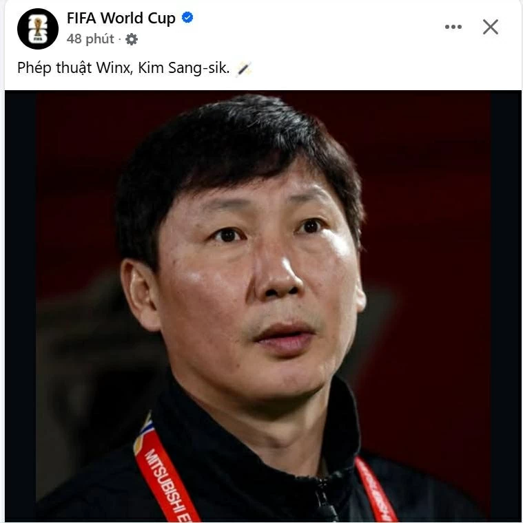 FIFA nhắc tên HLV Kim Sang Sik sau chiến thắng của U23 Việt Nam FIFA nhắc tên HLV Kim Sang Sik sau chiến thắng của U23 Việt Nam