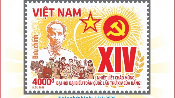 Ý nghĩa của việc phát hành bộ tem chào mừng Đại hội XIV của Đảng