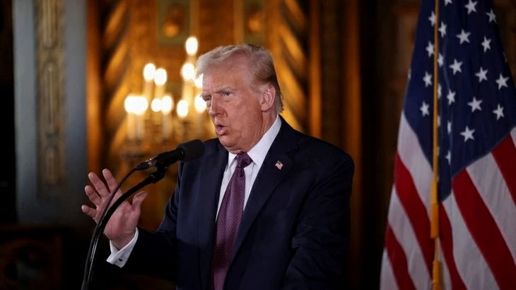 Nhà Trắng xác nhận ông Trump giữ vai trò Chủ tịch Hội đồng Hòa bình Gaza - Ảnh: REUTERS