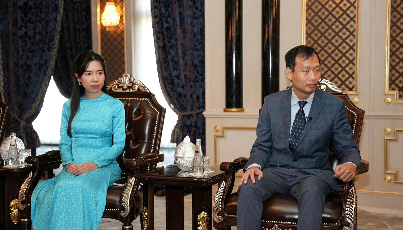 Đại sứ Nguyễn Nam Dương trình Thư uỷ nhiệm của Chủ tịch nước Lương Cường lên Chủ tịch Hội đồng Tổng thống Libya Đại sứ Nguyễn Nam Dương trình Thư uỷ nhiệm của Chủ tịch nước Lương Cường lên Chủ tịch Hội đồng Tổng thống Libya