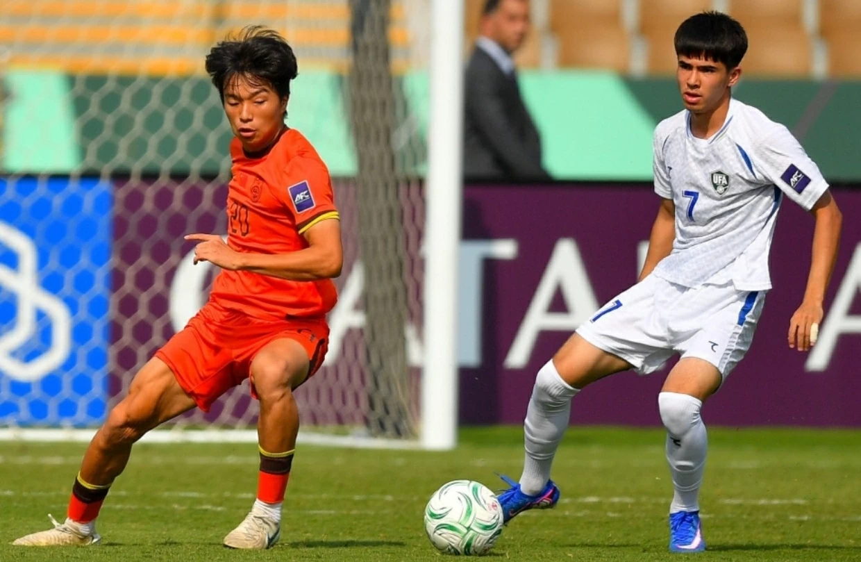 U23 Trung Quốc mới chỉ để thủng lưới có 1 bàn sau 5 trận đấu. (Nguồn: AFC)