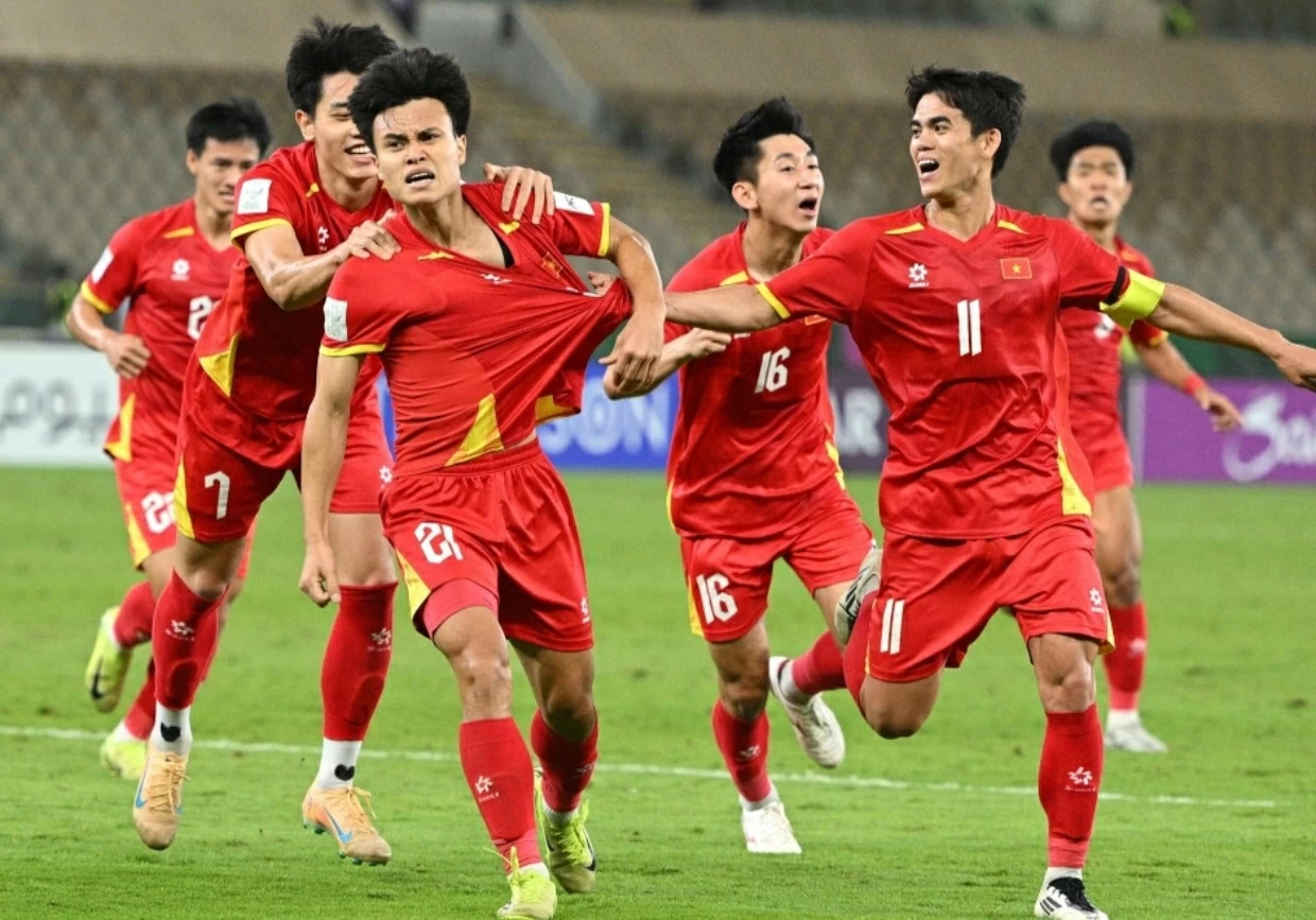 Minh Phúc từng ghi bàn vào lưới Trung Quốc ở Panda Cup 2025. (Nguồn: AFC) Minh Phúc từng ghi bàn vào lưới Trung Quốc ở Panda Cup 2025. (Nguồn: AFC)