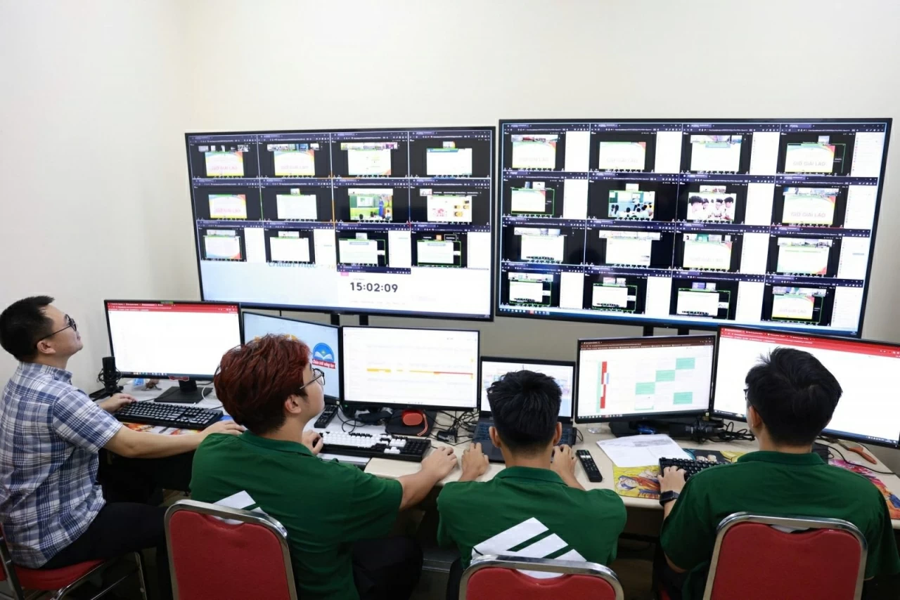 Hệ thống tập huấn, bồi dưỡng giáo viên online của NXBGDVN. (Nguồn: TTXVN) Hệ thống tập huấn, bồi dưỡng giáo viên online của NXBGDVN. (Nguồn: TTXVN)