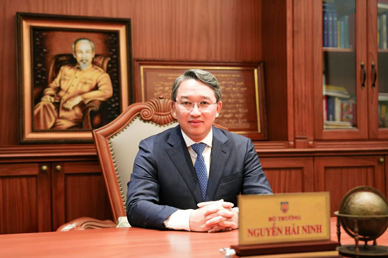 Ủy viên Trung ương Đảng, Bộ trưởng Bộ Tư pháp Nguyễn Hải Ninh. (Nguồn: Bộ Tư pháp)