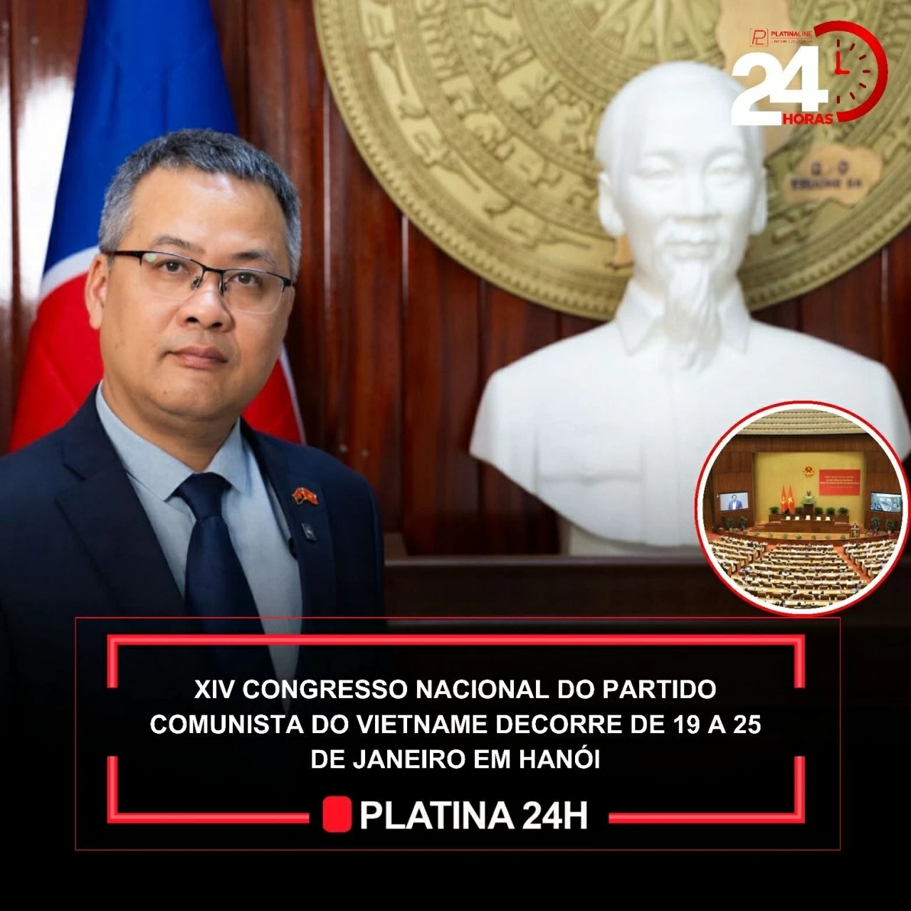 Đại sứ Dương Chính Chức trả lời truyền thông địa phương Angola về Đại hội XIV của Đảng