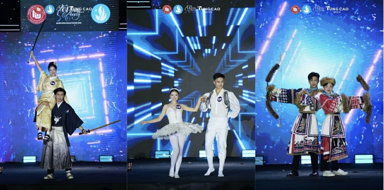 Chính thức lộ diện chủ nhân của danh hiệu Hoa khôi và Nam vương Duyên dáng Ngoại thương 2025