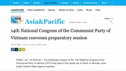 Đại hội Đảng XIV: Truyền thông quốc tế đưa tin đậm nét về ngày làm việc đầu tiên