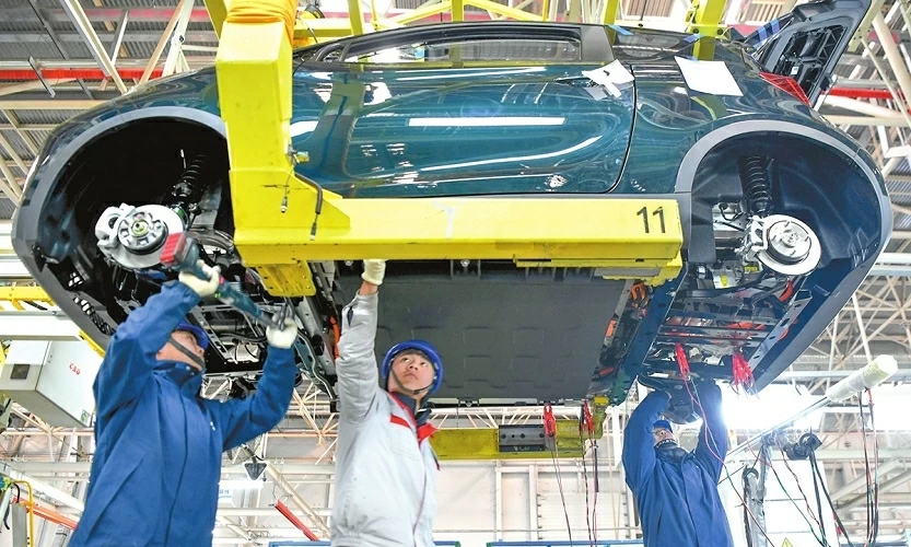 Kinh tế Trung Quốc tăng trưởng 5% trong năm 2025, hoàn thành mục tiêu đã đề ra Kinh tế Trung Quốc tăng trưởng 5% trong năm 2025, hoàn thành mục tiêu đã đề ra