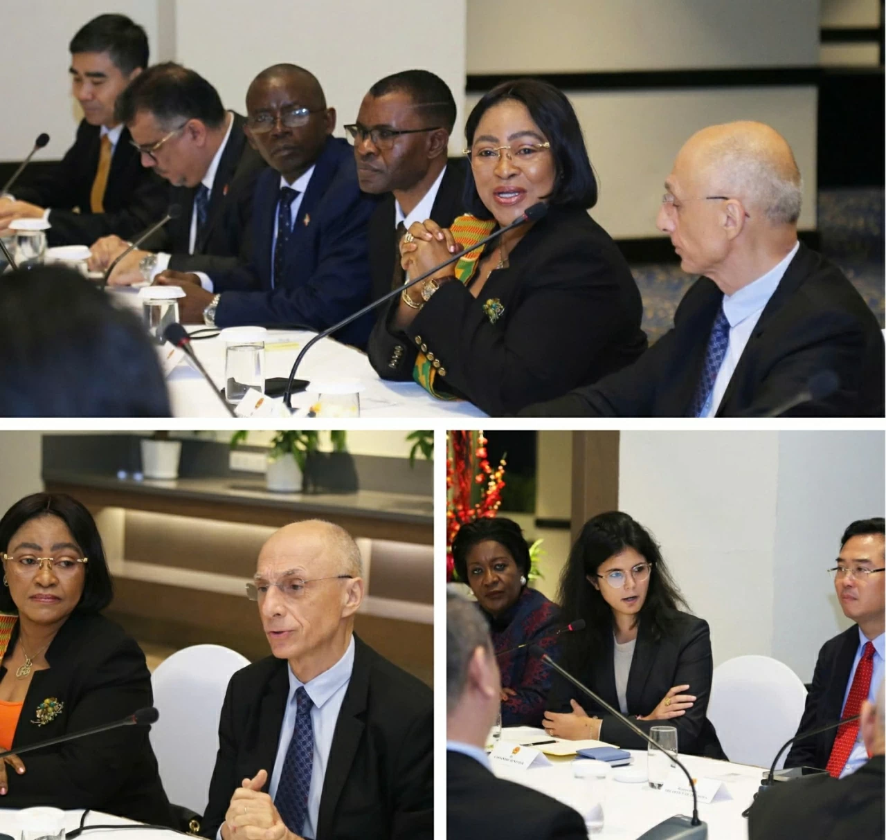 Các Đại sứ bày tỏ vinh dự được tham dự Đại hội đại biểu toàn quốc lần thứ XIV của Đảng Cộng sản Việt Nam. (Ảnh: Thành Long)