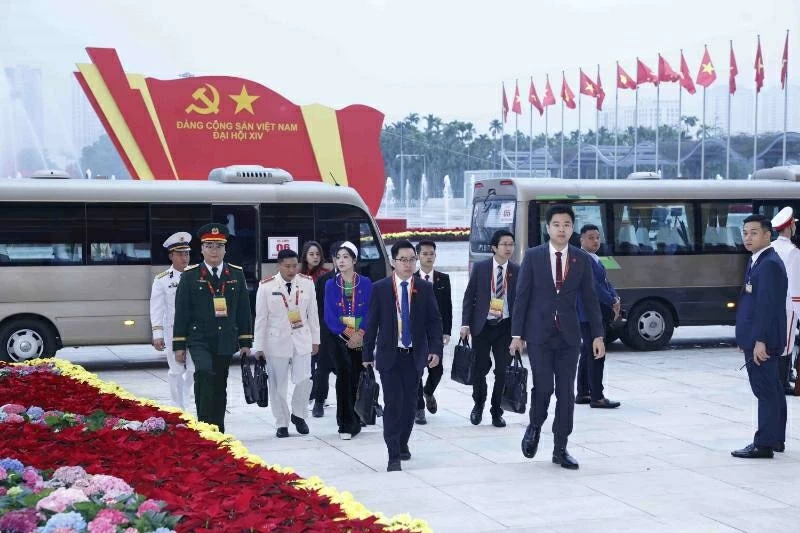 Khai mạc Đại hội XIV của Đảng: Hội tụ, chung nhịp đập để đánh dấu điểm khởi đầu kỷ nguyên vì hạnh phúc nhân dân Khai mạc Đại hội XIV của Đảng: Hội tụ, chung nhịp đập để đánh dấu điểm khởi đầu kỷ nguyên vì hạnh phúc nhân dân