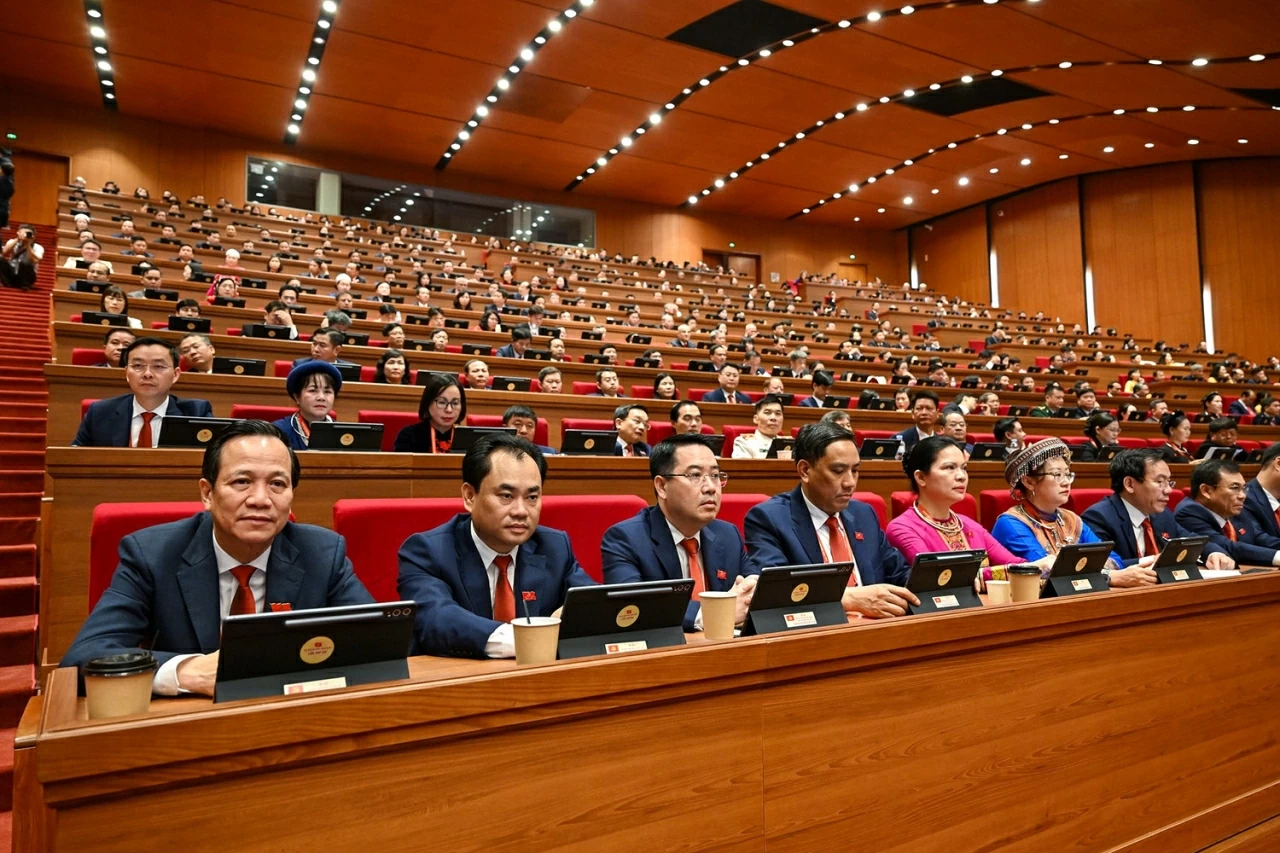 Toàn cảnh Phiên khai mạc Đại hội đại biểu toàn quốc lần thứ XIV của Đảng