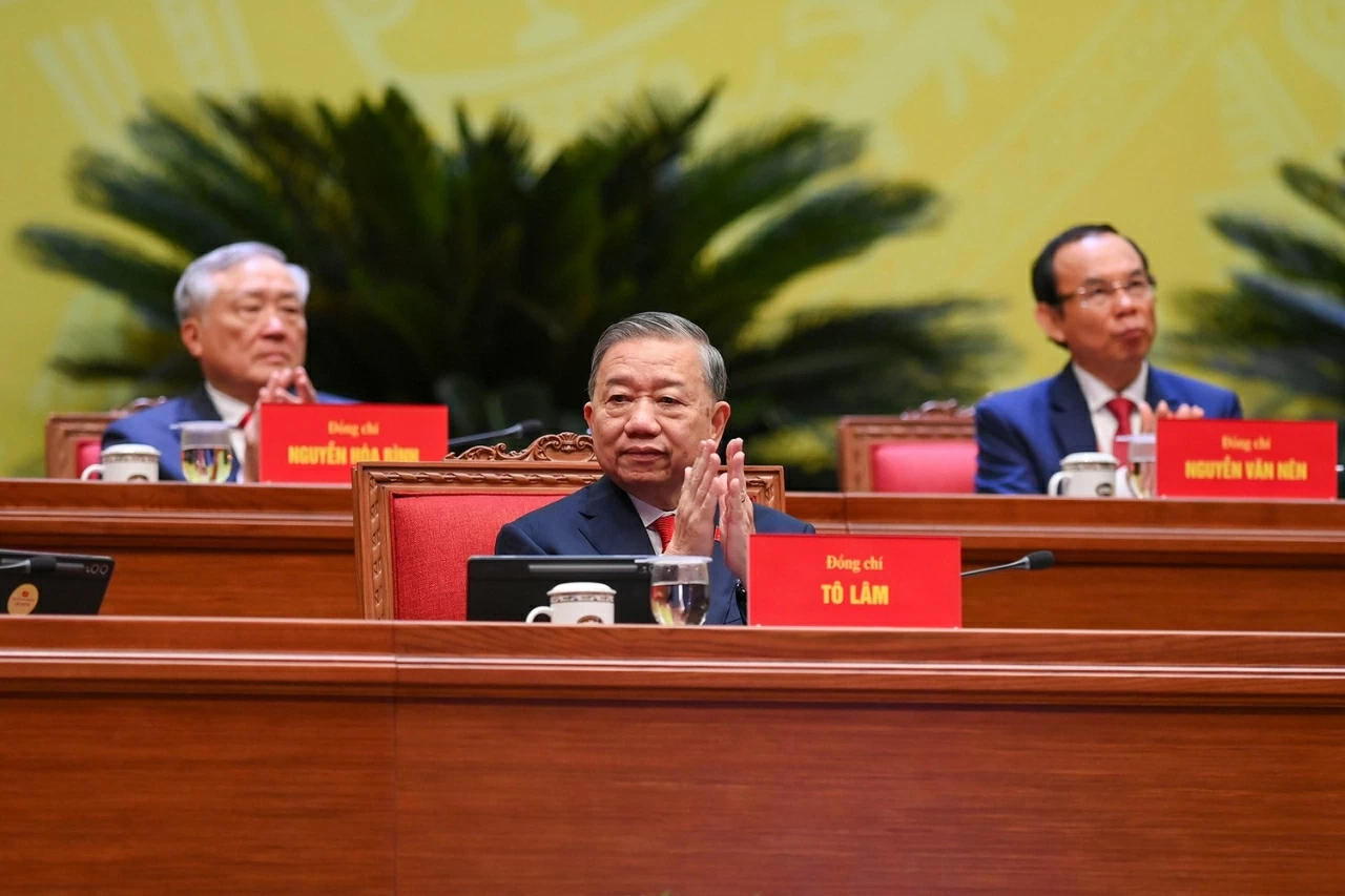 Toàn cảnh Phiên khai mạc Đại hội đại biểu toàn quốc lần thứ XIV của Đảng