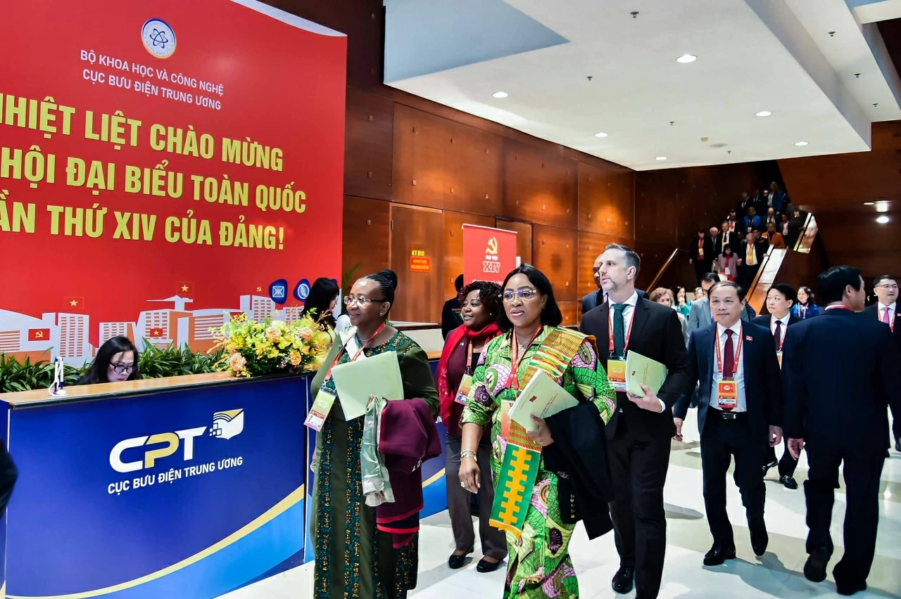 Đại biểu quốc tế dự khai mạc Đại hội XIV của Đảng Đại biểu quốc tế dự khai mạc Đại hội XIV của Đảng
