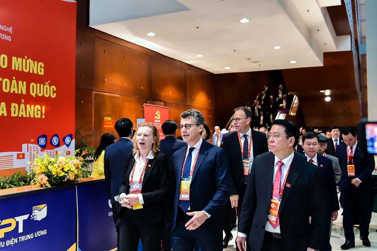 Đại biểu quốc tế dự khai mạc Đại hội XIV của Đảng Đại biểu quốc tế dự khai mạc Đại hội XIV của Đảng