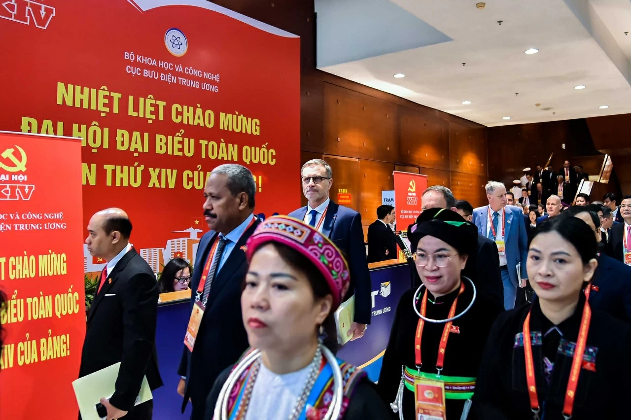 Đại biểu quốc tế dự khai mạc Đại hội XIV của Đảng Đại biểu quốc tế dự khai mạc Đại hội XIV của Đảng