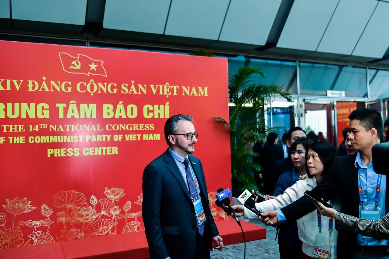 Đại biểu quốc tế dự khai mạc Đại hội XIV của Đảng Đại biểu quốc tế dự khai mạc Đại hội XIV của Đảng