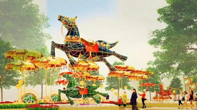 23. (2 trang Đại sứ Việt Nam) Số Tết(V) - OK: Vươn xa như vó ngựa Thánh Gióng