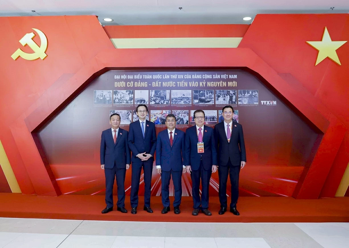 Những hình ảnh của đoàn Bộ Ngoại giao tại Đại hội XIV của Đảng