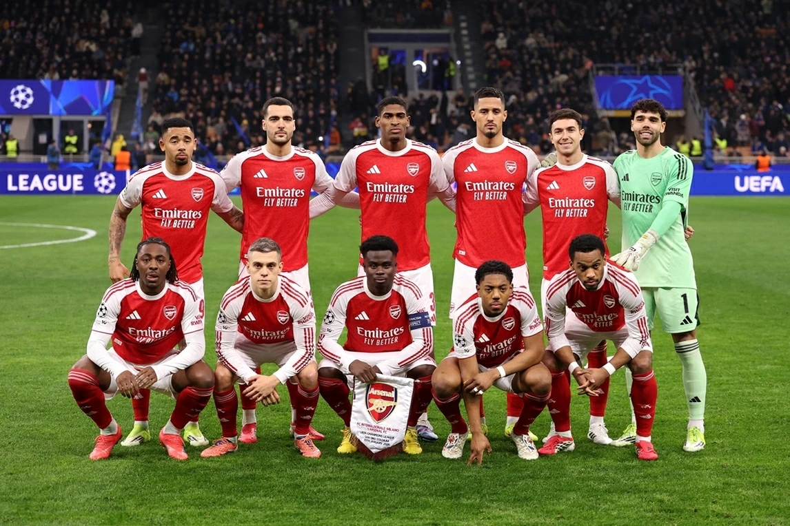 Chắc top 2, Arsenal giành ưu thế cực lớn ở UEFA Champions League 2025/26