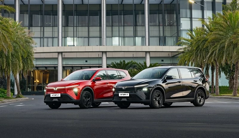 VinFast VF MPV 7 được xem là phiên bản cao cấp của Limo Green.