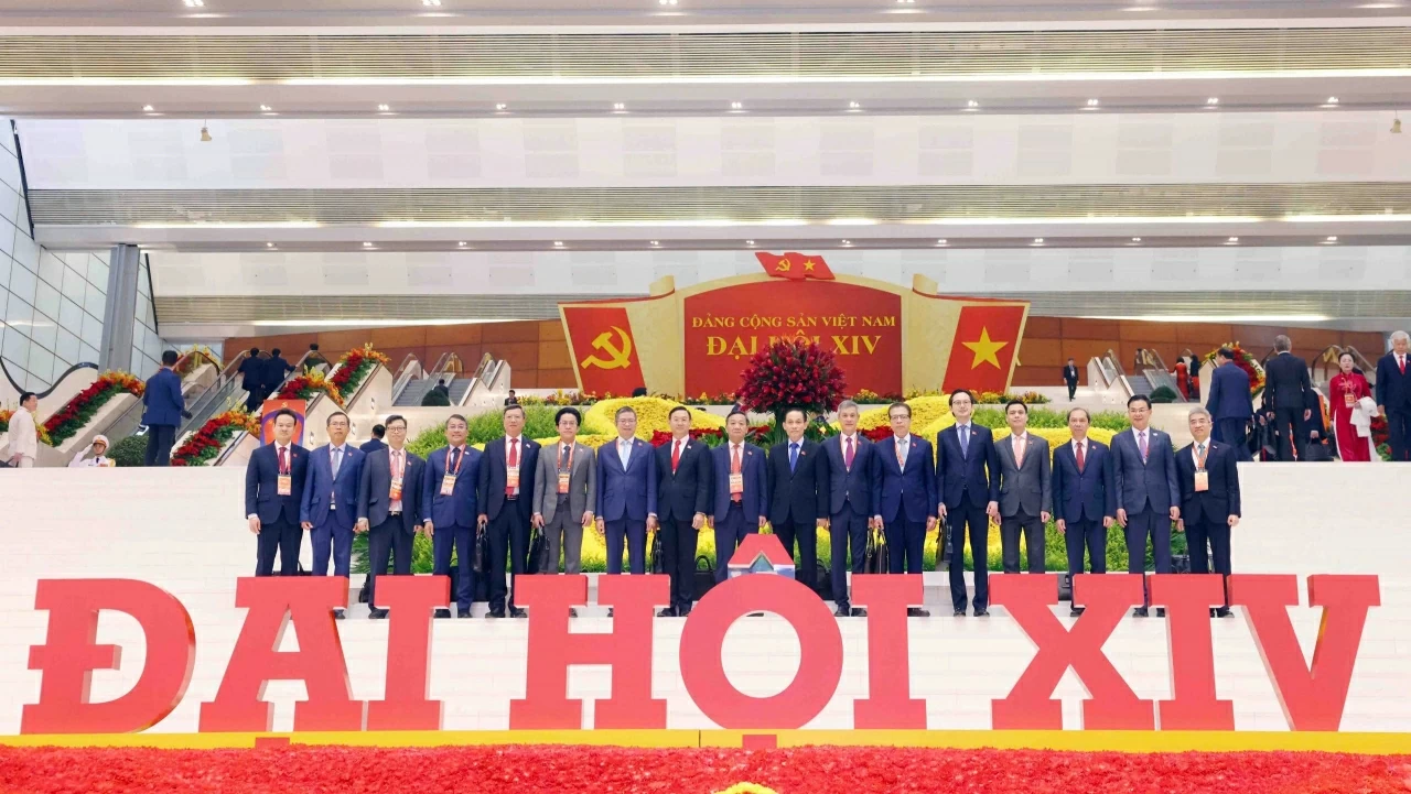 Những hình ảnh của đoàn Bộ Ngoại giao tại Đại hội XIV của Đảng