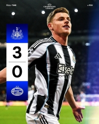 Newcastle thắng đậm trước trận đấu 