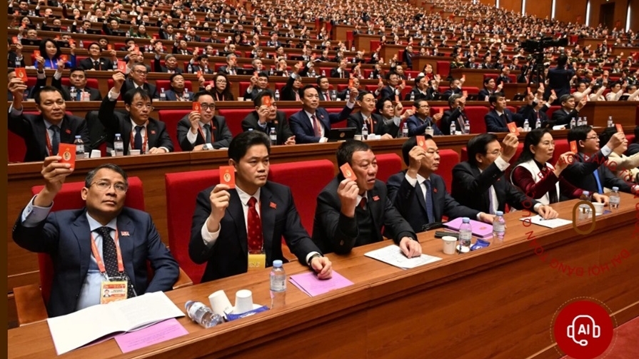 Thông cáo báo chí ngày làm việc thứ tư Đại hội Đảng XIV: Đã biểu quyết thông qua số lượng Ủy viên Ban Chấp hành Trung ương Đảng là 200 đồng chí