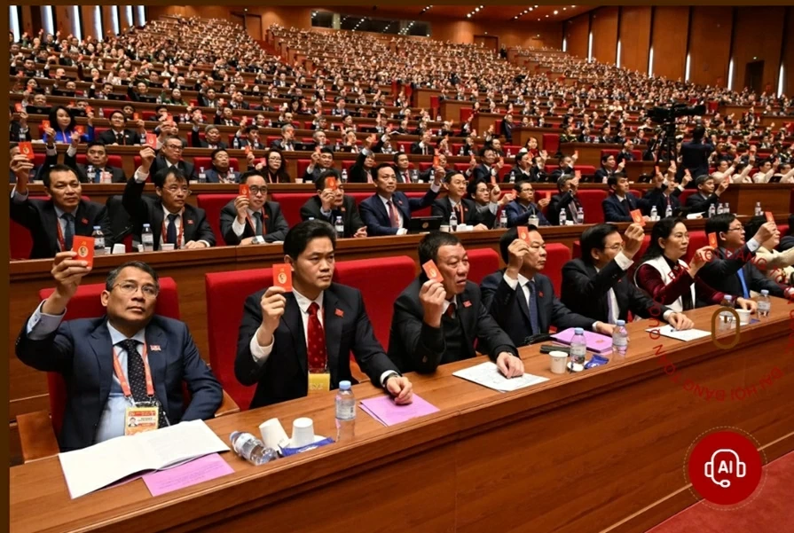 Thông cáo báo chí ngày làm việc thứ tư Đại hội Đảng XIV: Đã biểu quyết thông qua số lượng Ủy viên Ban Chấp hành Trung ương Đảng là 200 đồng chí