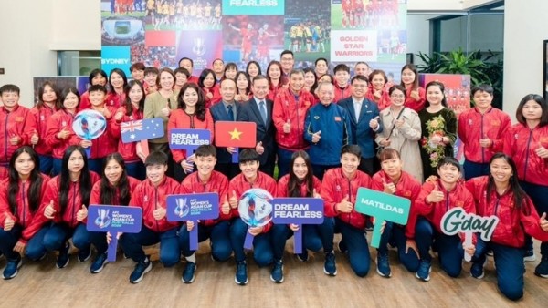 Giải vô địch bóng đá nữ châu Á 2026: Đại sứ quán Australia tại Hà Nội chúc mừng đội tuyển bóng đá nữ Việt Nam