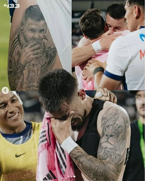 Được áo Messi, tiền đạo người Argentina khóc rưng rức Được áo Messi, tiền đạo người Argentina khóc rưng rức